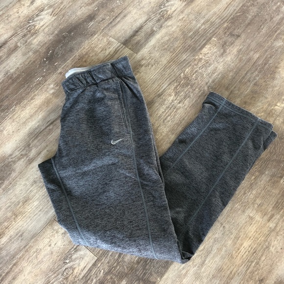 Nike Fleece Lined Lounge Pants with Elastic Waist - Gray - Picture 3 of 10